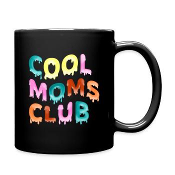 COOL MOMS CLUB T-shirt - Tasse einfarbig - Schwarz - Rechts