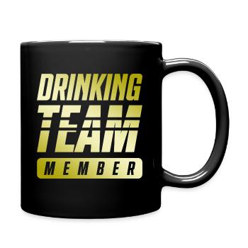 Drinking Team - Full Colour Mug - black - Right