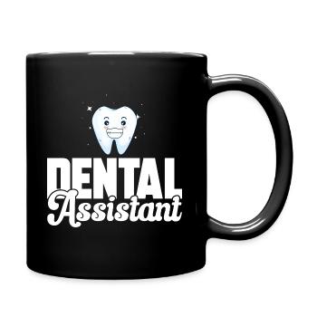 Dental assistant Dental assistant - Full Colour Mug - black - Right