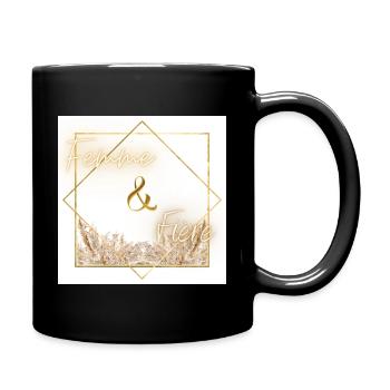 Femme & fière - Mug uni - noir - Droite