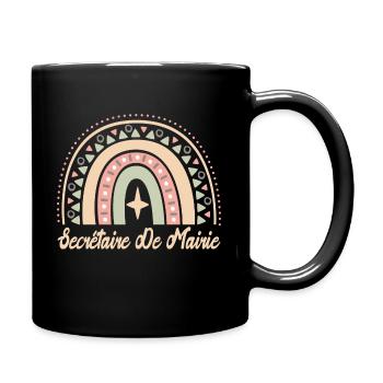 Cadeau Secrétaire De Mairie. secrétaire de mairie. - Mug uni - noir - Droite