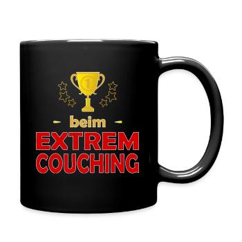 Extrem Couching Relax & Chill - Tasse einfarbig - Schwarz - Rechts