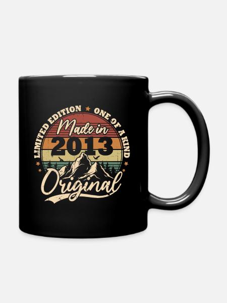 Original 2013 Vintage Rétro Cadeau D'anniversaire - Mug uni - noir