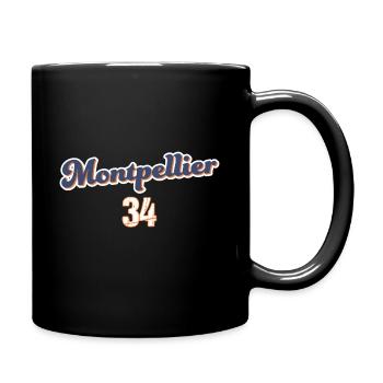 Montpellier France 34 - Mug uni - noir - Droite