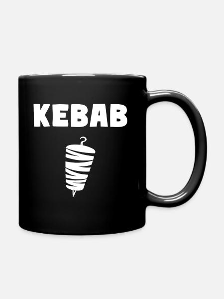 Kebab Grill Pide Kebab - Mug uni - noir