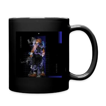 J’adore le Kung-Fu, Moderne Minimal - Mug uni - noir - Droite