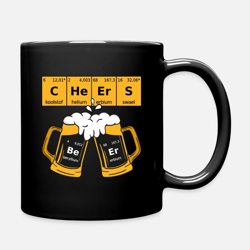 Tableau périodique de la bière - Mug uni - noir