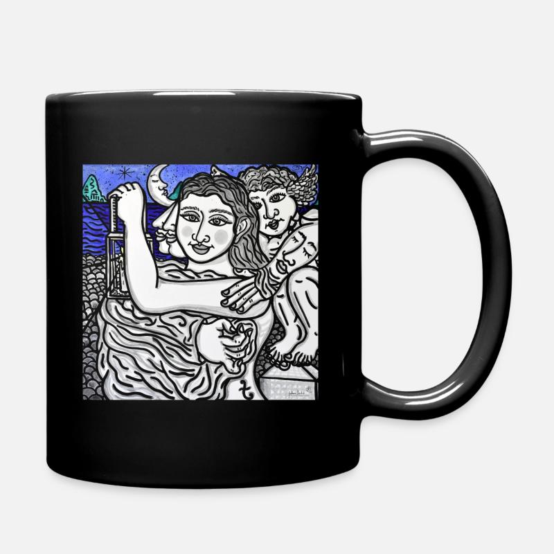 The Lantern - Full Colour Mug - black