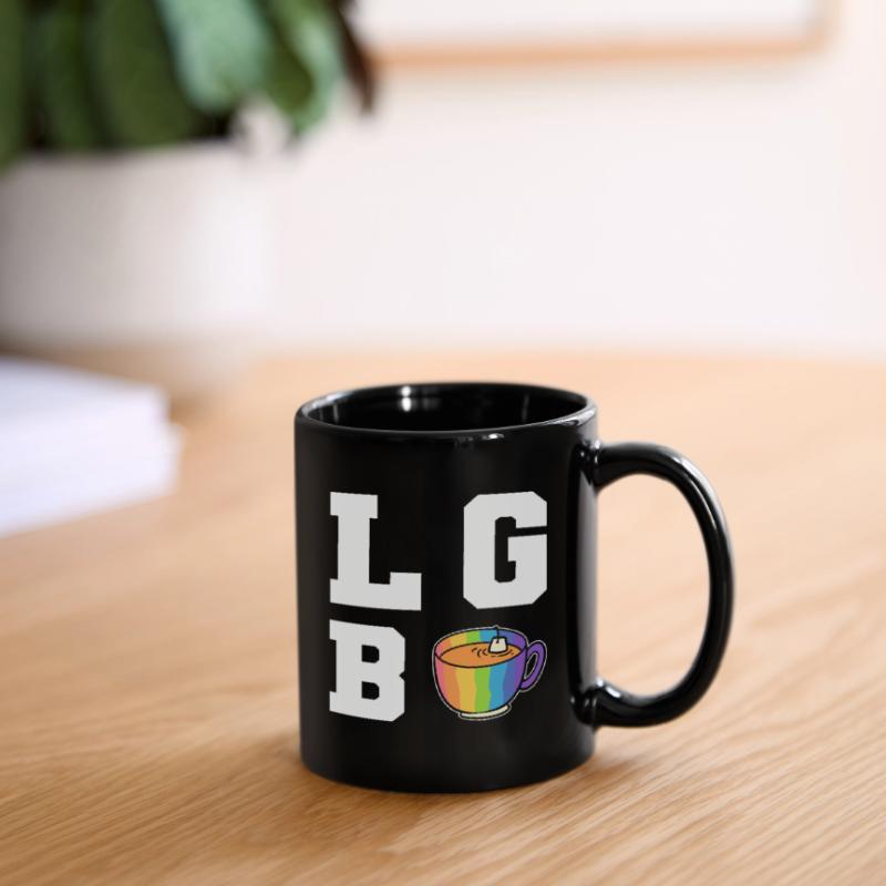 Lgb-Tea Schwul oder lesbisch Tasse einfarbig
