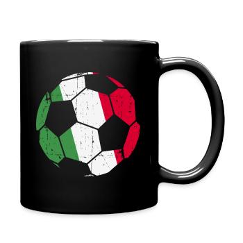 Italy, football, team, supporter, champions - Full Colour Mug - black - Right