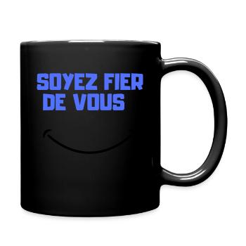 Soyez fier de vous - Mug uni - noir - Droite
