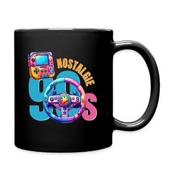 Nostalgie 90s 06 - Mug uni - noir - Droite