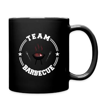 TEAM BARBECUE College Runde W - Tasse einfarbig - Schwarz - Rechts