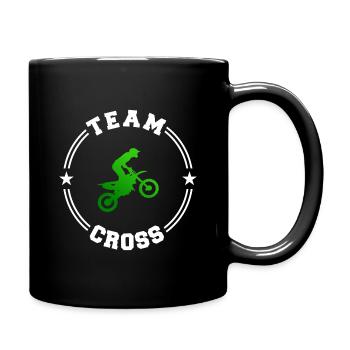TEAM CROSS College Runde W - Tasse einfarbig - Schwarz - Rechts