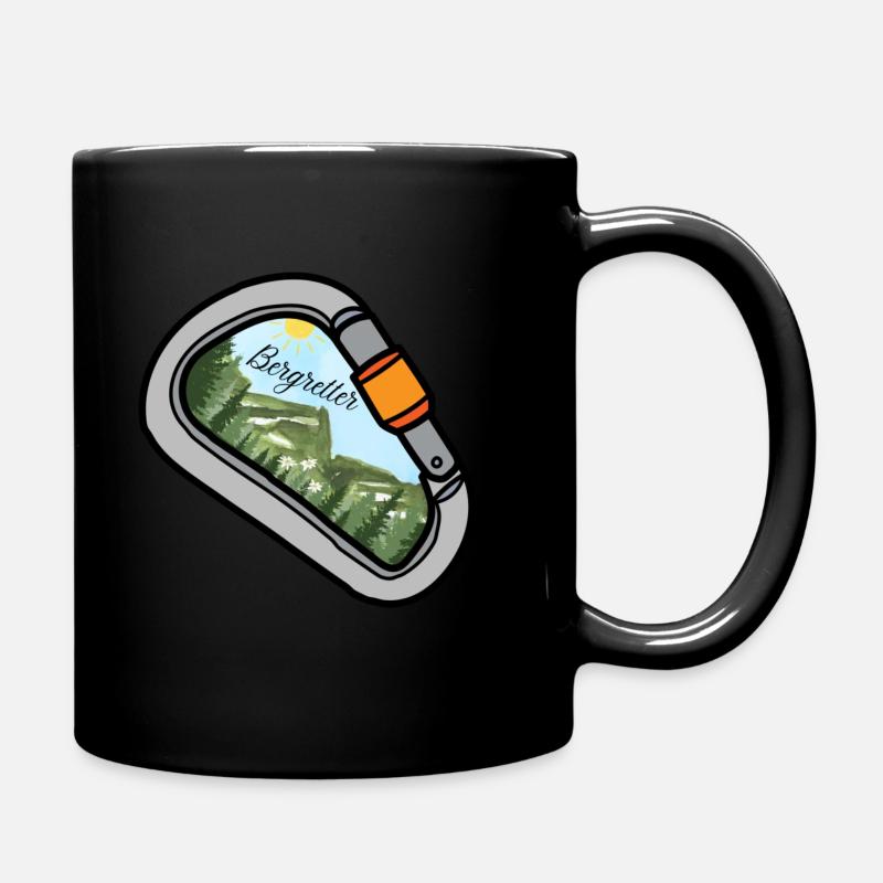 Bergretter Tasse - Tasse einfarbig - Schwarz