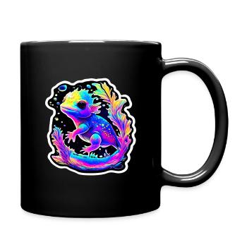 Space Fish Axolotl - Mug uni - noir - Droite