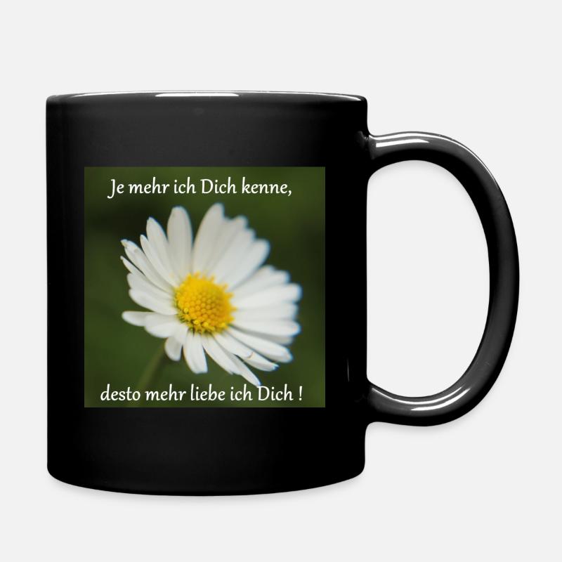Ich liebe... - Tasse einfarbig - Schwarz