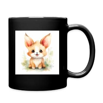cut pet2 - Tasse einfarbig - Schwarz - Rechts