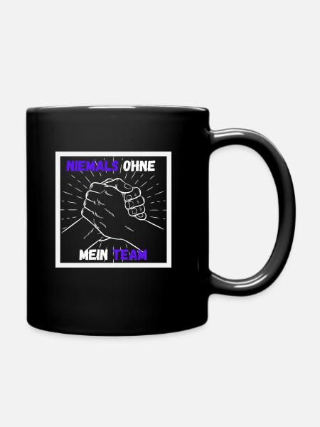 Teamgeist Garde - Tasse einfarbig - Schwarz