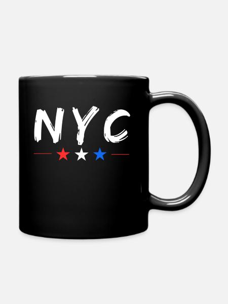 NYC Stars - Tasse einfarbig - Schwarz