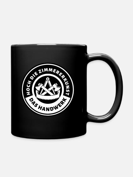 HOCH DIE ZIMMERERKUNST - Tasse einfarbig - Schwarz