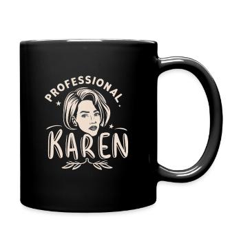 Professionnel Karen - Mug uni - noir - Droite