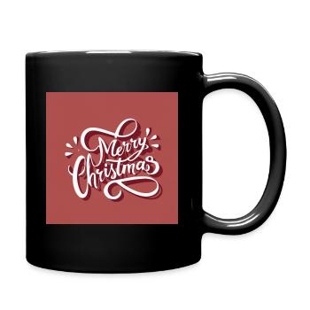 merry-christmas gift - Mug uni - noir - Droite