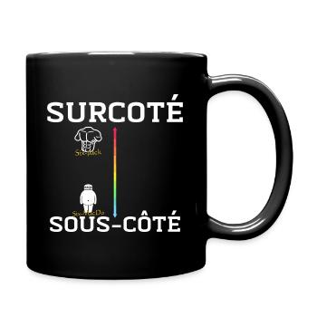 Surcoté Six pack Sous côté Six MacDo - Mug uni - noir - Droite