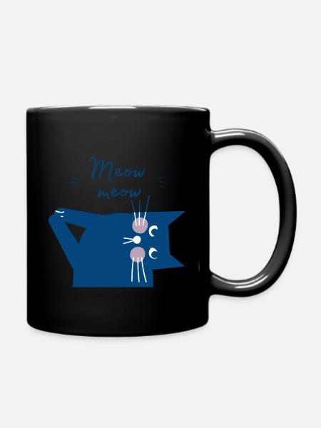 MIAOU, MIAOU, Miaou, Miaou, Miaou ! - Mug uni - noir