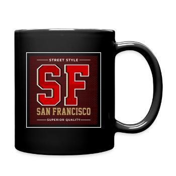 San Francisco - Tasse einfarbig - Schwarz - Rechts