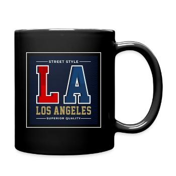 Los Angeles - Full Colour Mug - black - Right