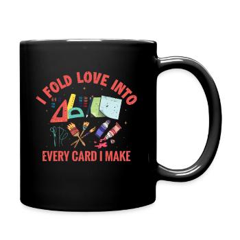 Idée cadeau d’artiste d’artisanat de cartes - Mug uni - noir - Droite