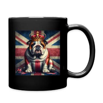 Bouledogue anglais - Mug uni - noir - Droite