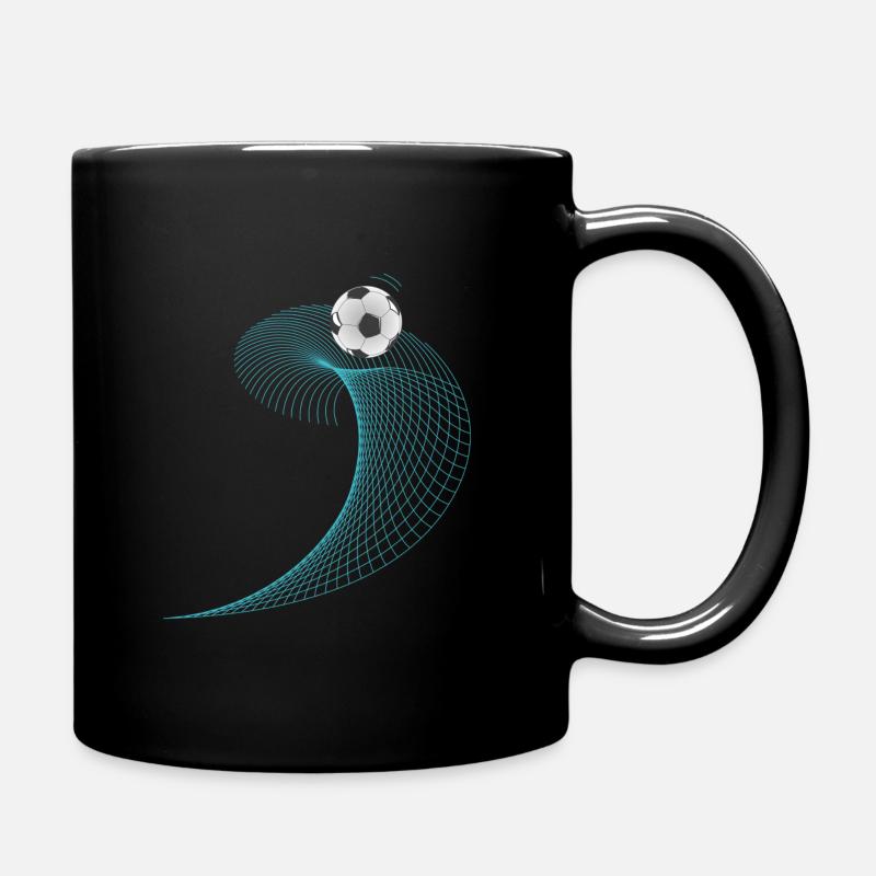 Soccer Net - Full Colour Mug - black