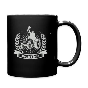 Trakthor - Tasse einfarbig - Schwarz - Rechts