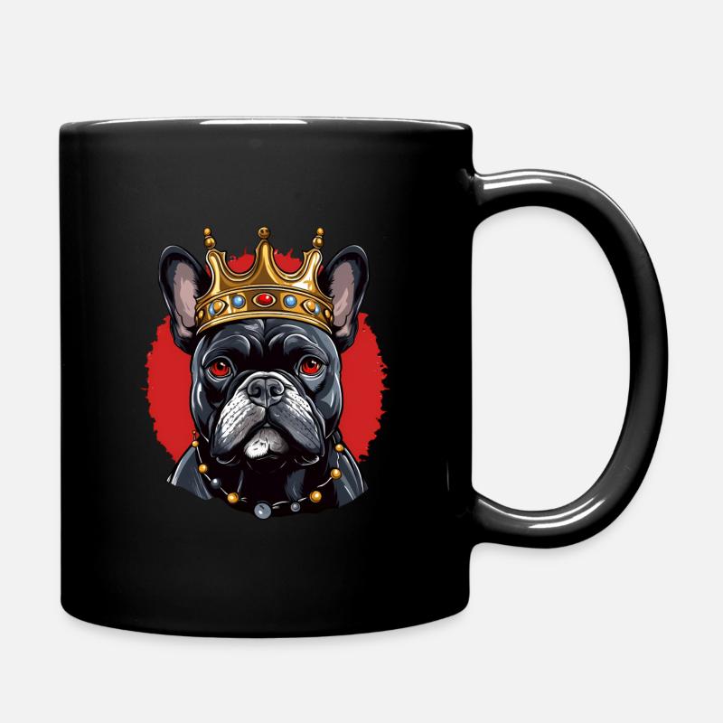 French Bulldog - Tasse einfarbig - Schwarz