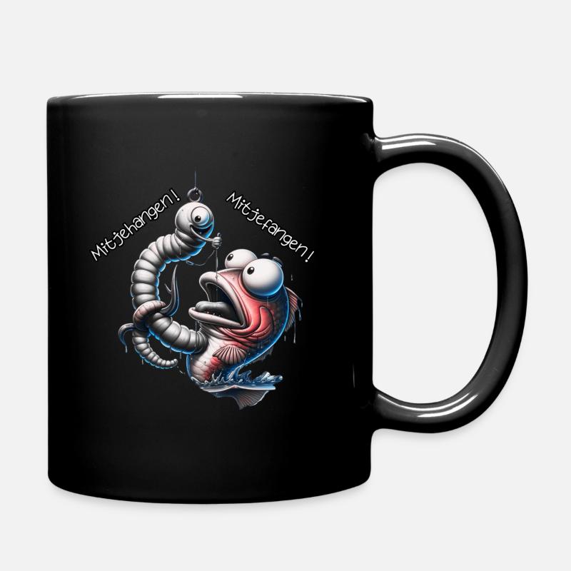 Angel1 - Tasse einfarbig - Schwarz