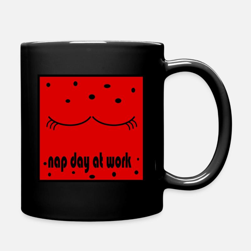 Sieste au travail 2 - Mug uni - noir