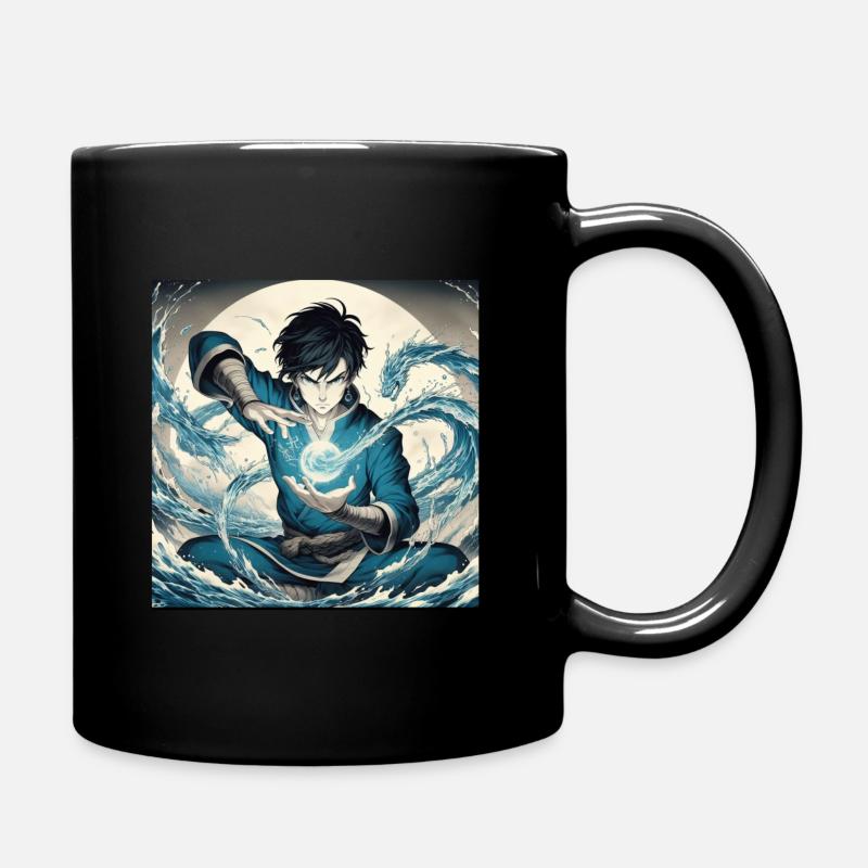 Elemententanz - Tasse einfarbig - Schwarz