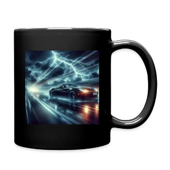 Car - Full Colour Mug - black - Right