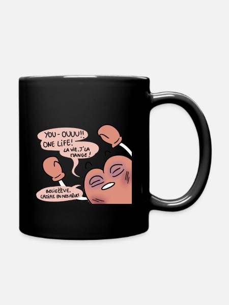 Kurt #2 - Tasse einfarbig - Schwarz