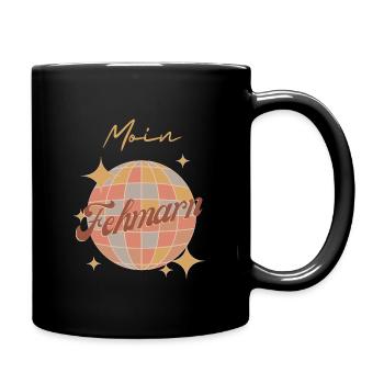Moin Fehmarn Île de la mer Baltique Vacances Rétro Vintage - Mug uni - noir - Droite