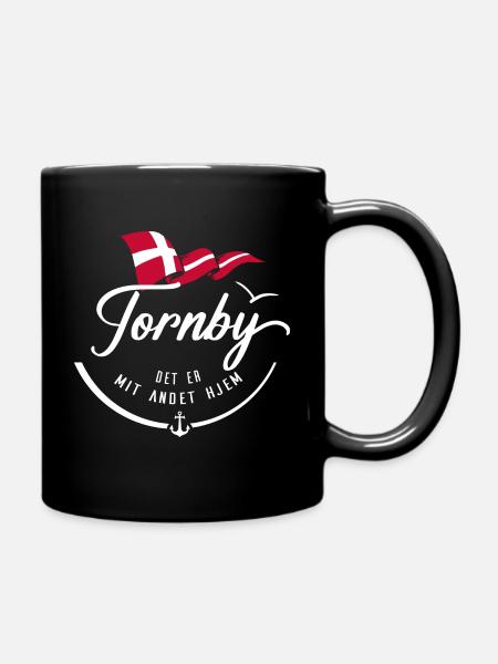 TORNBY - Meine zweite Heimat - w - Tasse einfarbig - Schwarz