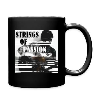 Strings Of Passion - Tasse einfarbig - Schwarz - Rechts