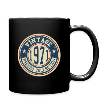 Vintage College 1971 Vintage Anniversaire - Mug uni - noir - Droite