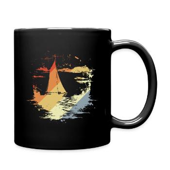 Voile d’époque - Mug uni - noir - Droite