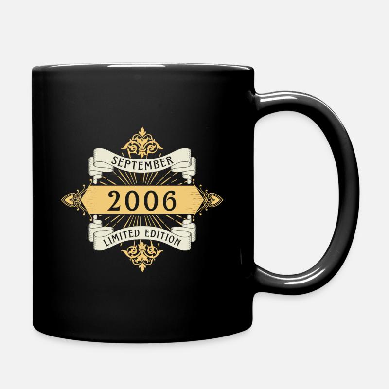Septembre 2006 Anniversaire Édition Limitée - Mug uni - noir