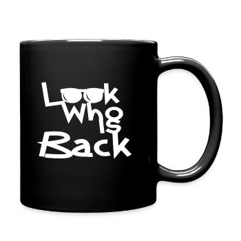 Look who is Back - Full Colour Mug - black - Right