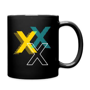 X Letter - Full Colour Mug - black - Right