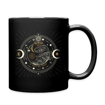 Chez Gaia, nous faisons confiance au Design Sacré - Mug uni - noir - Droite